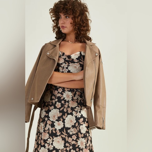 NWT Altar'd State Lyla Satin Midi Dress Size Small - Picture 3 of 11